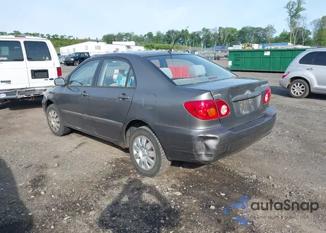 2004 Toyota Corolla Le из США, поврежденный, VIN 2T1BR38E84C200300